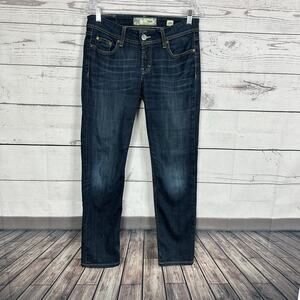 Buckle BKE Jeans Womens 28 Blue Kate Straight‎ Stretch Western Thick Stitch